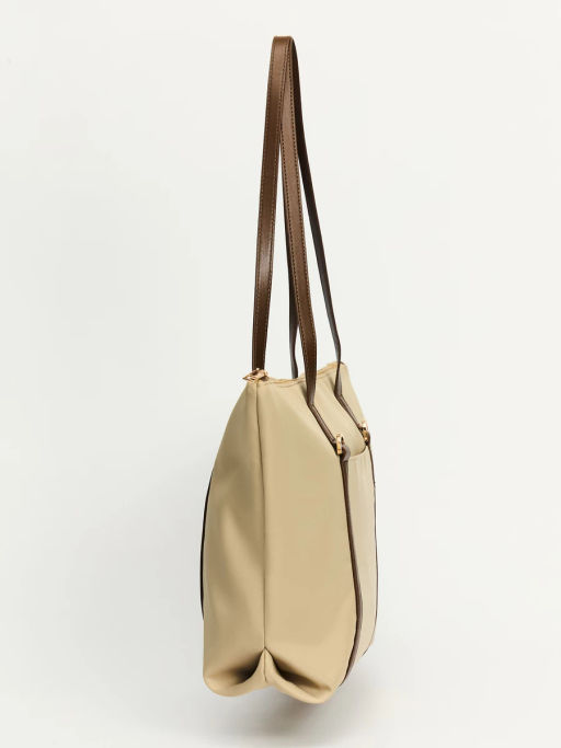 Сумка-шоппер с контрастными ручками / Zarina