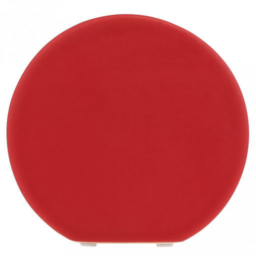 Ваза керамическая "Баухаус" 260мл, 15х4,8х14,5см, горло 4,7х2,3см, глянец, противоскользящие накладки, красный, в коробке (Китай)