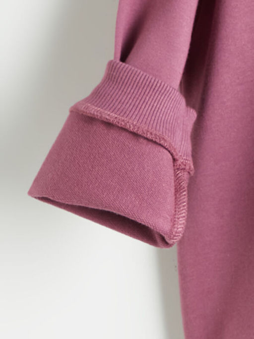 Bisiklet Yaka Basic K?z Bebek Sweatshirt 3l?