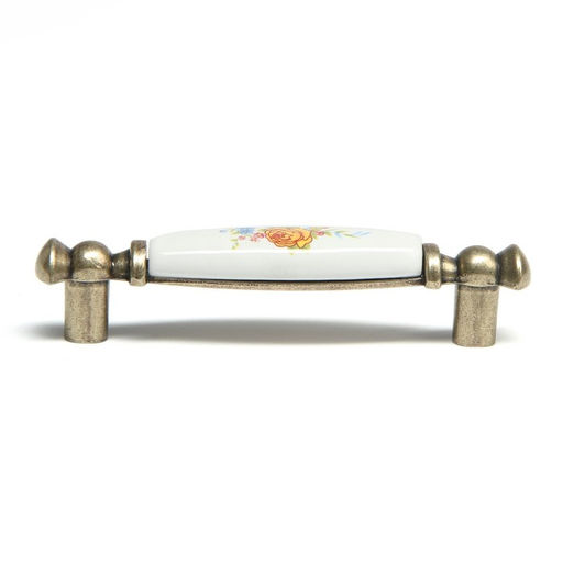 Ручка-скоба CAPPIO ROSE Ceramics, м/о 96 мм, цвет бронза