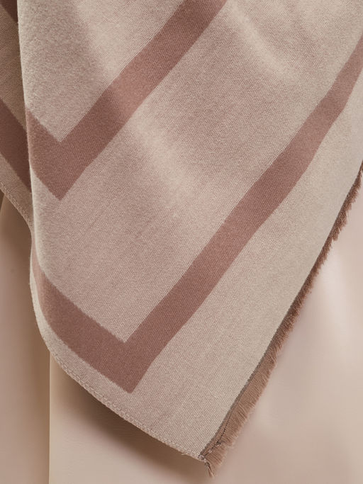 В составе шерсть и кашемир! теплый двусторонний палантин - Tantino фото 3