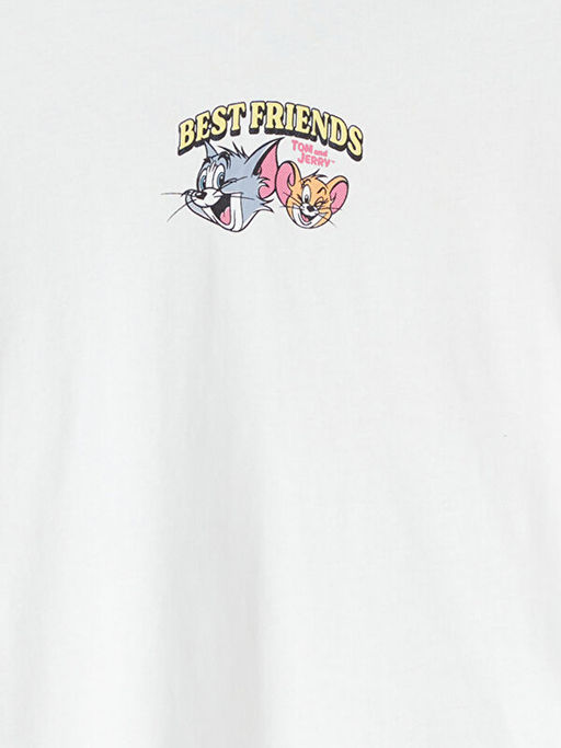 Tom & Jerry Bask?l? K?z ?ocuk Ti??rt