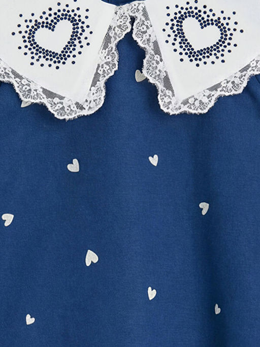 Bebe Yaka Ta?l? K?z ?ocuk F?rf?rl? Elbise