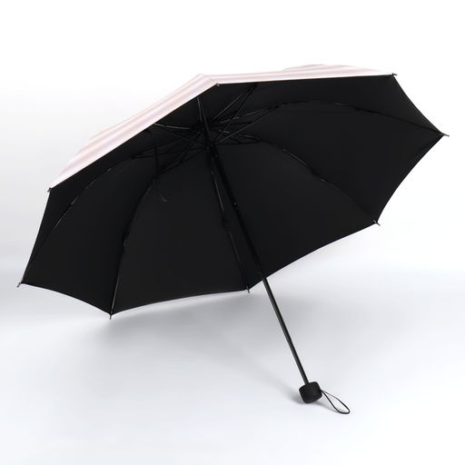 Зонт механический «Иллюзия», эпонж, 4 сложения, 8 спиц, R=48/55 см, d=96 см, МИКС