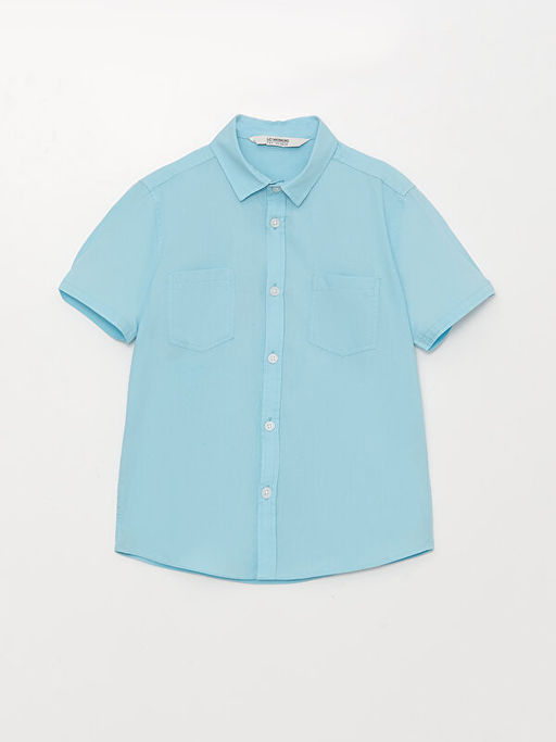 Basic K?sa Kollu Poplin Erkek ?ocuk G?mlek
