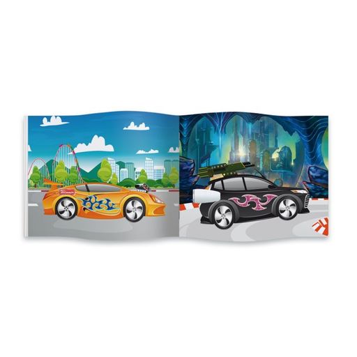 Раскраска с наклейками МАШИНЫ И МОТОЦИКЛЫ арт.41345/20 - Феникс+ фото 2