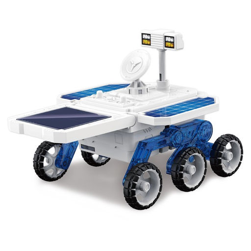 Электронный конструктор Луноход, 2 источника энергии, 44 детали, наклейки, отвёртка - Эврики фото 2