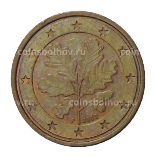 1 евроцент 2002 года F Германия