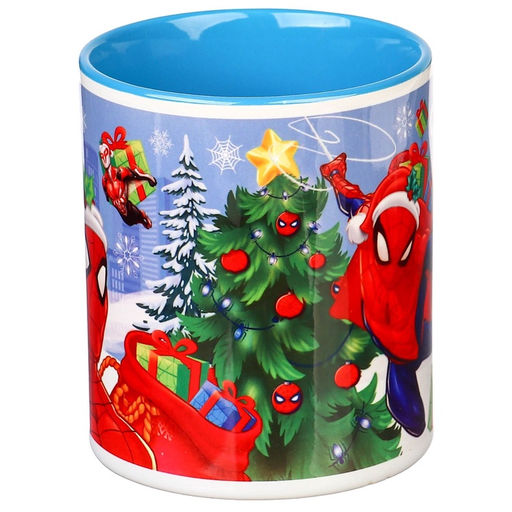 Кружка керамическая «С Новым годом!» 320 мл, Человек паук, МИКС