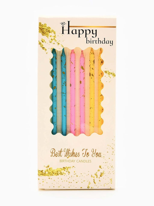 Цена за 2 шт. Набор свечей для торта «Яркие» 9,5 см