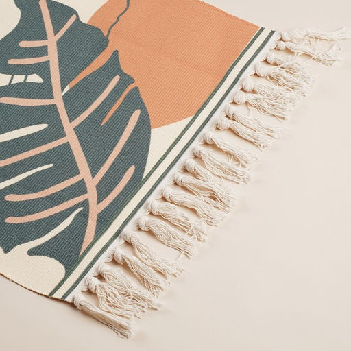 Коврик для дома SL Home Cotton, 60×90 см, молочный