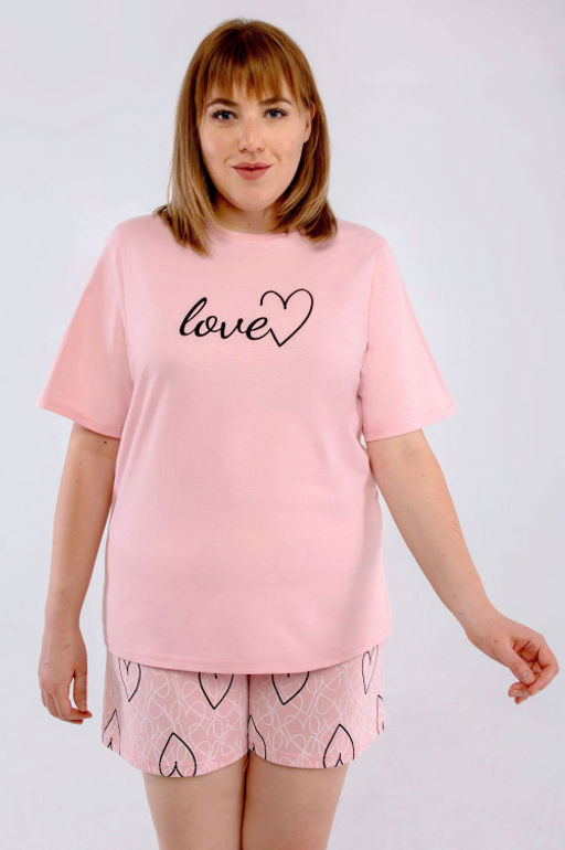 Арт. 31116 Футболка женская 50-58 (5 шт) Цвет:серый - Калинка фото 15