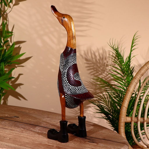 Сувенир «Утка расписная», 45 см, дерево