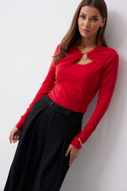 Джемпер LYUSHe 4232 красный  фото 3