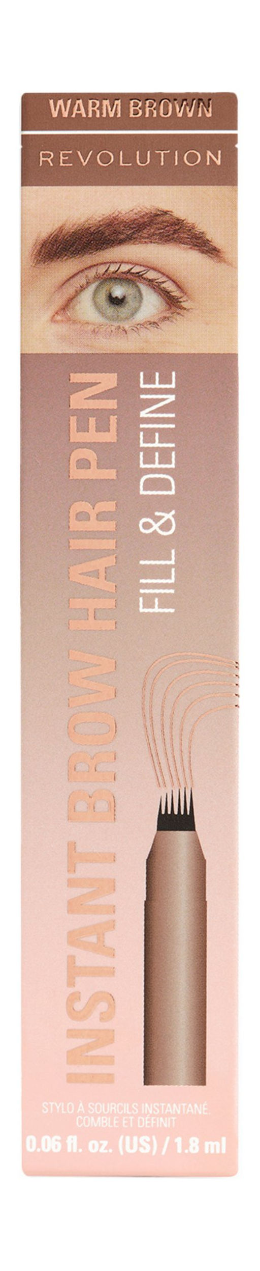 Маркер для бровей Instant Brow Hair Pen, Warm Brown 6866620