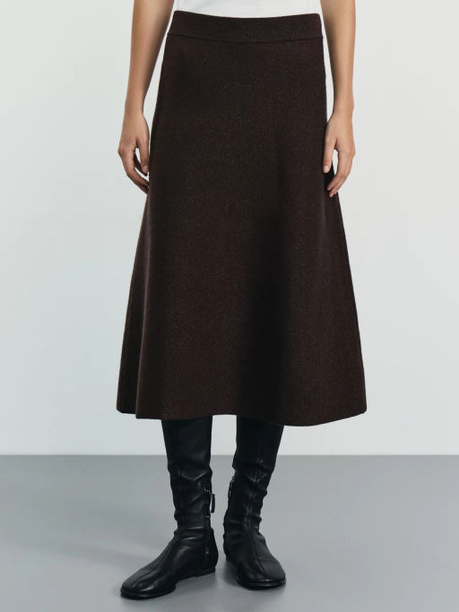 Юбка А-силуэта с люрексной нитью / Zarina