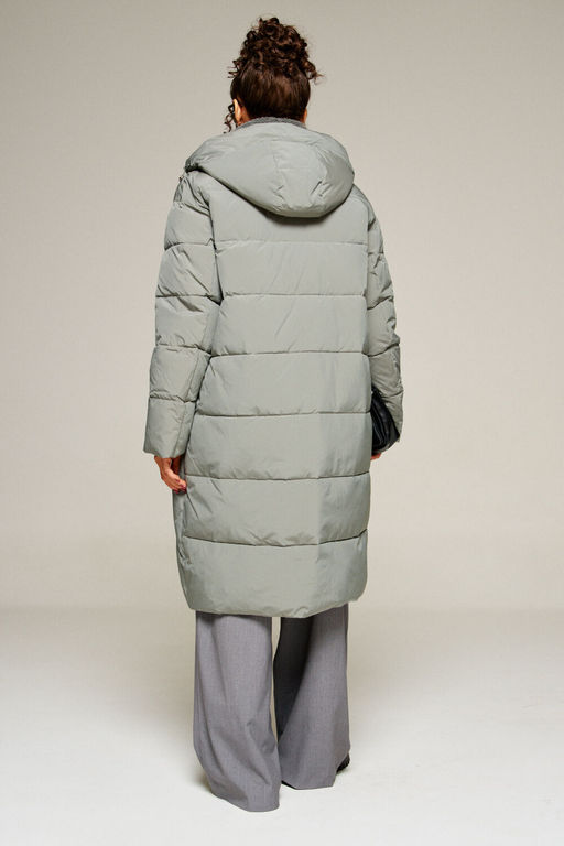 Пальто Beautiful Free 8024 шалфей