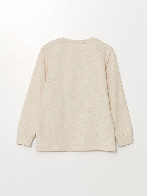 Bisiklet Yaka Bask?l? Uzun Kollu Erkek ?ocuk Pijama Tak?m? - Waikiki фото 3