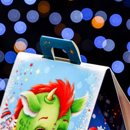 Цена за 5 шт. Подарочная коробка Домик дракоши 12 х 8,5 х 17,5 см - Simaland фото 10