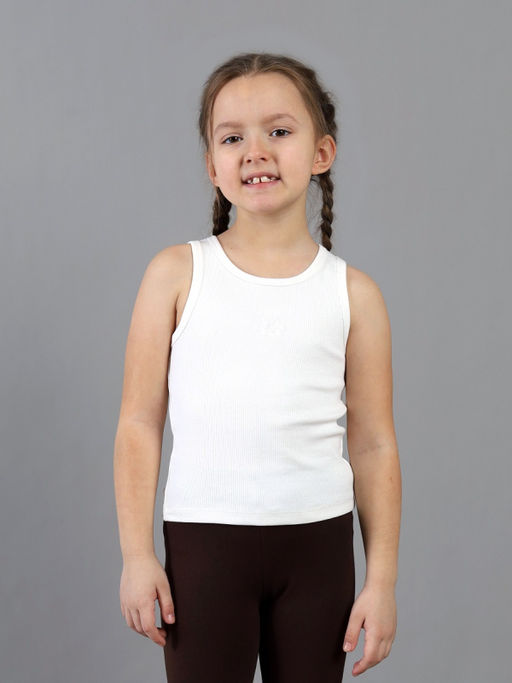 CRB wear / CSKG 64106-21K Майка для девочки,экрю/Ex.Cherubino