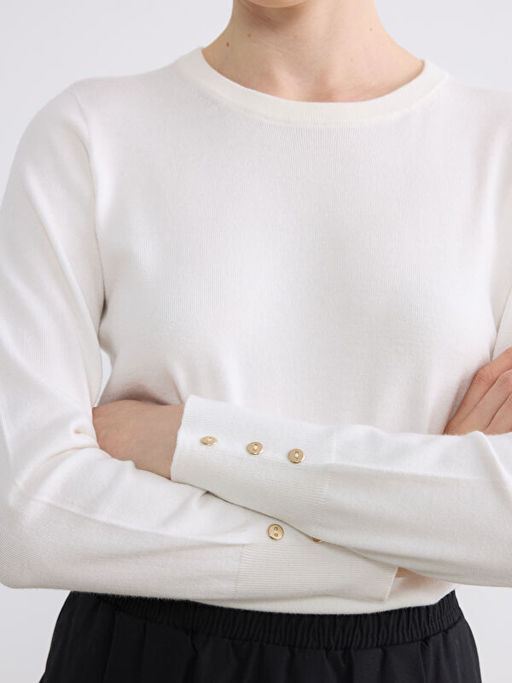 Bisiklet Yaka Kad?n Triko Kazak