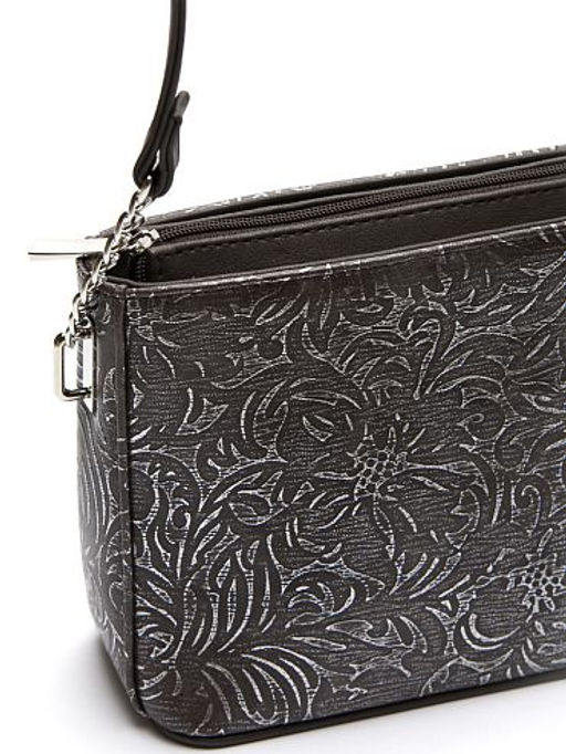 Сумка женская кросс-боди эко-кожа 42-106-11 цвет серебряный - Vera victoria vito фото 4