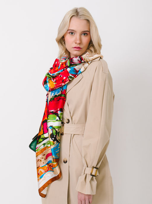 Большой, мягкий, тонкий и очень нежный двусторонний палантин - Tantino фото 12