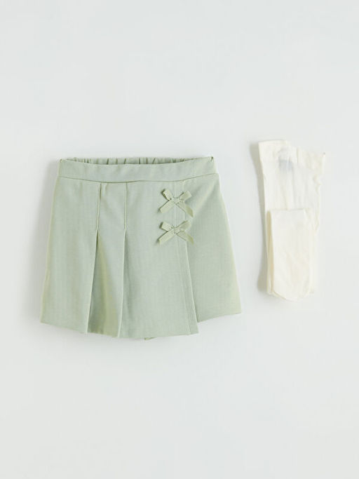 K?z ?ocuk ?ort Etek ve K?lotlu ?orap