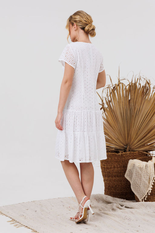 Платье AMORI 9849 молоко  фото 3