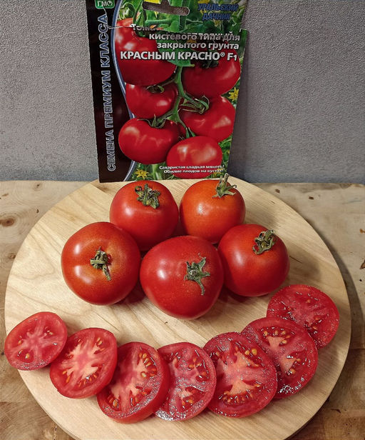 Томат КРАСНЫМ КРАСНО F1 Особо урожайный! Наши рекомендации! Сахаристая сладкая мякоть! Усыпан плодмами! - Уральский дачник фото 4