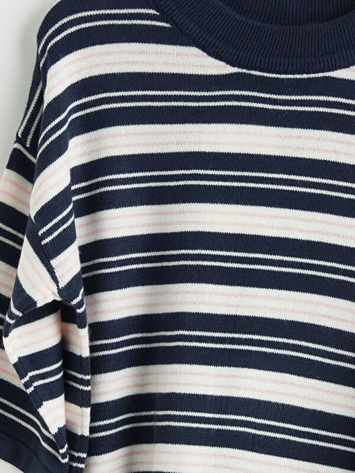 ?izgili K?z ?ocuk Triko Kazak