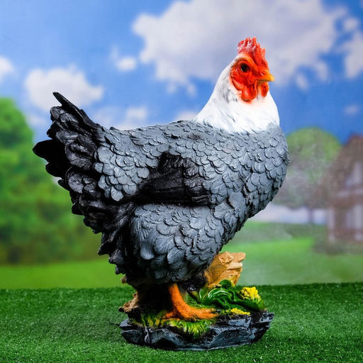 Садовая фигура из полистоуна «Курица кубанская», 33×20.5×40 см
