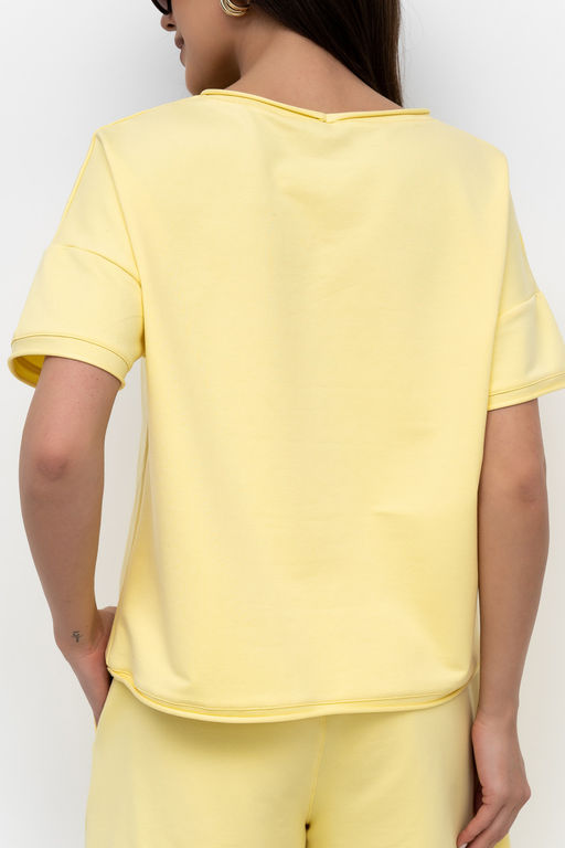 футболка из лёгкого хлопкового футера - Solo mio фото 11