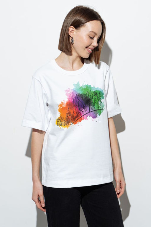 ФУТБОЛКА ЖЕНСКАЯ арт. 1900W-20282.1F-921.1231 - Almando melado фото 10