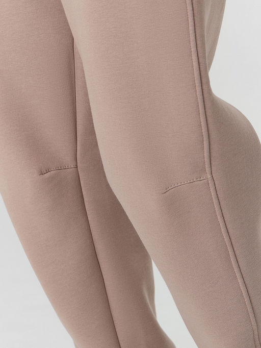 Брюки спортивные женские бежевые с начесом