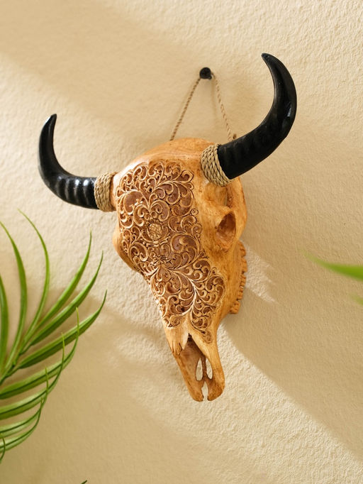 Сувенир интерьерный Череп буйвола полирезин, 15х16х7 см - Simaland фото 2