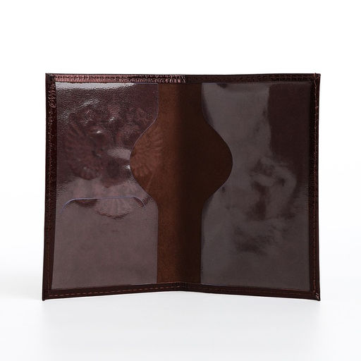 Обложка для паспорта, цвет коричневый - Simaland фото 6