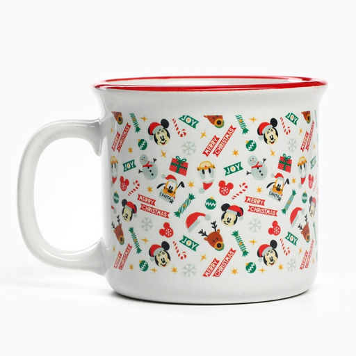 Кружка керамическая новогодняя Merry Christmas, Микки Маус и друзья, 250 мл