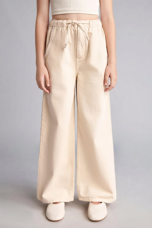 Pamuklu Wide Leg Pantolon K_z _ocuk - Defacto фото 3