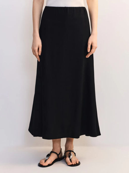 Юбка миди из вискозы и льна ZR2605013502-50 / Zarina