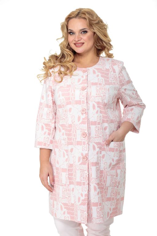 Пальто БелЭльСтиль 841 клетка серая  фото 24