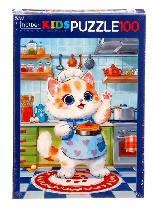 Пазл 100 эл. "Пушистый поваренок" 165х230мм 100ПЗ5_34988