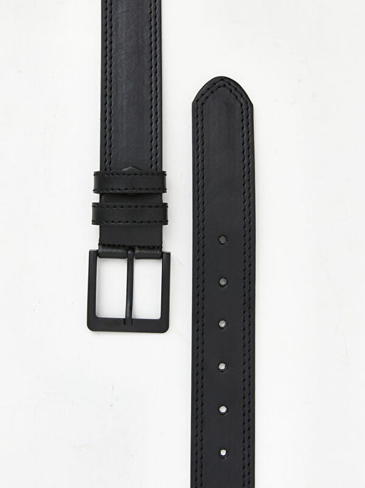 Deri G?r?n?ml? Erkek Kemer