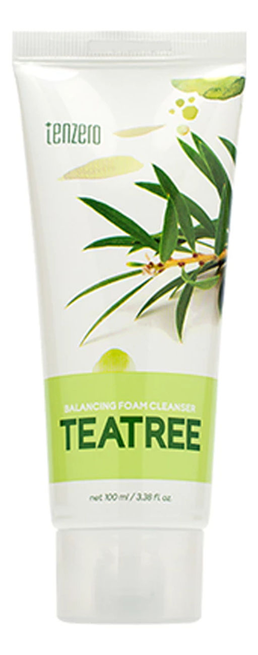 Пенка для умывания с экстрактом чайного дерева TENZERO Balancing Foam Cleanser Teatree , 100g