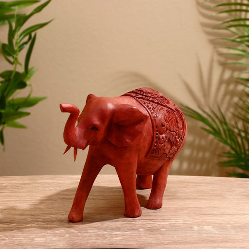 Сувенир «Слон резной», 20×8×16 см, дерево