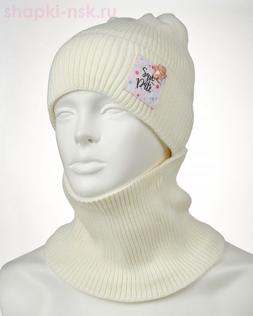 03-48-E Комплект флис (колпак+снуд) (46-50)