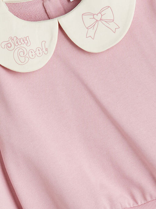 Bebe Yaka K?z ?ocuk Sweatshirt