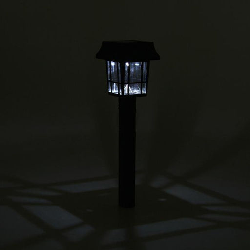 Цена за 2 шт. Садовый светильник на солнечной батарее Фонарик, 1 LED, свечение белое - Luazon lighting фото 3