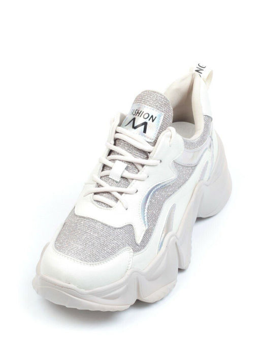 05-FDG101-2P WHITE Кроссовки женские (натуральная кожа) - Фабричный китай фото 5