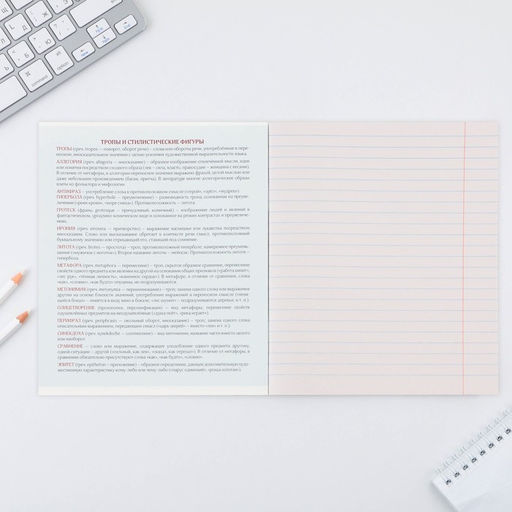 Цена за 20 шт. Тетрадь в линейку, предметная, 48 л.,на скрепке, А5 «ПРИРОДА. Литература»